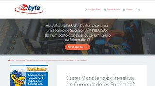 
                            4. Curso Manutenção Lucrativa de Computadores Funciona ...