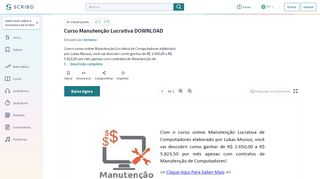 
                            13. Curso Manutenção Lucrativa DOWNLOAD - Scribd