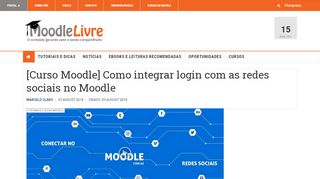 
                            11. [Curso Moodle] Como integrar login com as redes sociais no Moodle