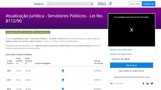 
                            7. Curso Online de Atualização Jurídica - Servidores Públicos - Lei No ...