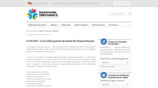 
                            5. Curso online gratuito de Gestão de Finanças ... - Portal do Servidor