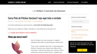 
                            6. → Curso Pele de Pétalas Funciona ? [Sério! LEIA ANTES] ?