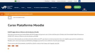 
                            10. Curso Plataforma Moodle | Universidade Federal Fluminense - UFF