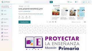 
                            12. curso_proyectar-eenseñanza_prim - Scribd