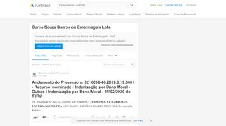 
                            12. Curso Souza Barros de Enfermagem Ltda - JusBrasil