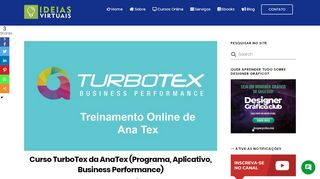 
                            11. ⇒ Curso TurboTex AnaTex (Programa, Aplicativo, Business ...