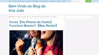 
                            5. Curso【Os Pilares do Canto】Funciona Mesmo?【Meu Relato】