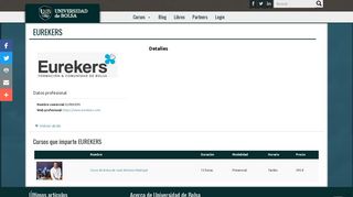 
                            8. Cursos de bolsa de EUREKERS - Universidad de Bolsa