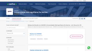 
                            8. Cursos e Bolsas UNIMES Mucurici, ES | Catho Educação