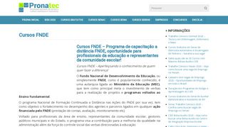 
                            4. Cursos FNDE - Programa de Capacitação a Distância FNDE | Inscrições