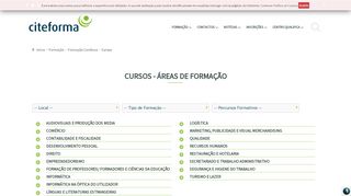 
                            4. Cursos | Formação Contínua | Formação | Citeforma