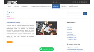 
                            2. Cursos » ISIV-Educación Distancia