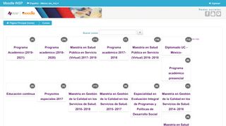 
                            1. Cursos - Moodle INSP