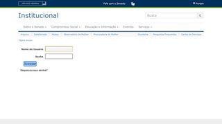 
                            2. Cursos on-line — Portal Institucional do Senado Federal