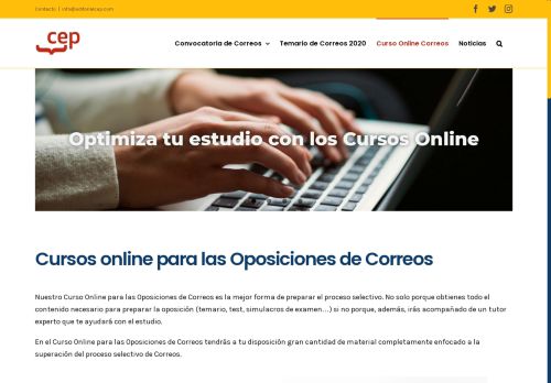 
                            7. Cursos online Oposiciones Correos 2019 – Editorial CEP