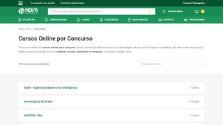 
                            8. Cursos Online para Concursos Públicos - Nova Concursos