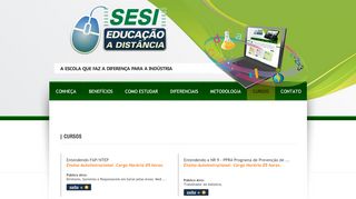 
                            4. Cursos - SESI - Educação a Distância