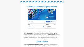 
                            8. Curtidores - Curtidas Facebook e Seguidores Instagram