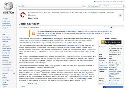 
                            3. Curtin University – Wikipedia