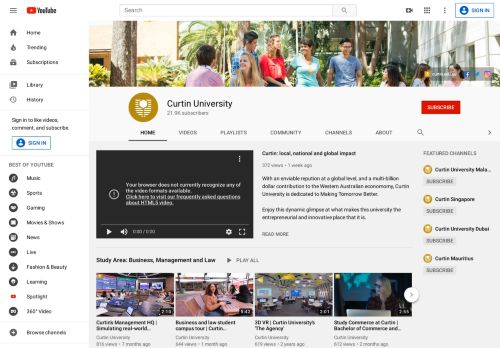 
                            8. Curtin University - YouTube