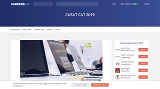 
                            6. CUSAT CAT 2019 – Application Form, Dates, Eligibility, Syllabus