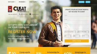 
                            3. CUSAT – Chandigarh University, Punjab Scholarship Admission Test