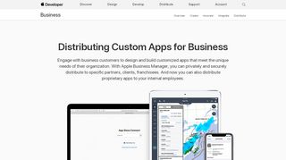 
                            12. Custom Apps - Business - Apple Developer