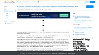 
                            3. Custom authorization with Azure AD Authentication in OWIN Web API ...