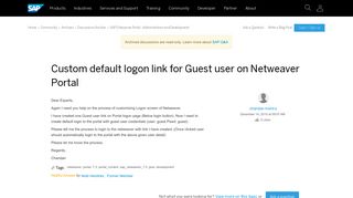 
                            7. Custom default logon link for Guest user on Netweaver Portal ...