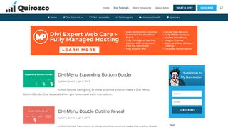 
                            5. Custom Divi Menu Tutorials by Geno Quiroz