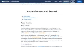 
                            12. Custom Domains with FastMail | FastMail