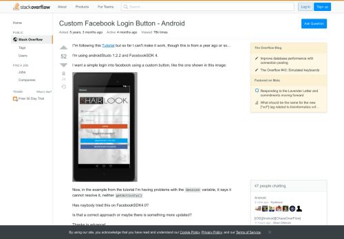
                            13. Custom Facebook Login Button - Android - Stack Overflow