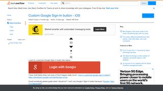 
                            7. Custom Google Sign-In button - iOS - Stack Overflow