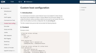 
                            5. Custom host configuration - Technical Documentation - Open ...