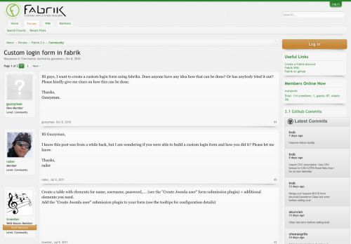 
                            11. Custom login form in fabrik | Fabrik
