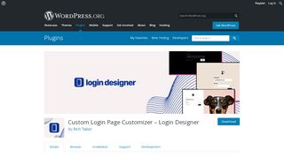 
                            3. Custom Login Page Customizer – Login Designer – WordPress plugin ...