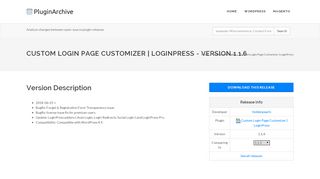 
                            4. Custom Login Page Customizer | LoginPress - Version 1.1.6