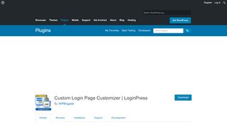 
                            4. Custom Login Page Customizer | LoginPress | WordPress.org