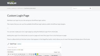 
                            3. Custom Login Page | WishList Products Customer Center