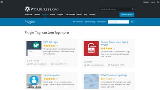 
                            7. custom login pro | WordPress.org