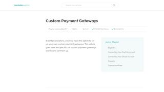 
                            9. Custom Payment Gateways – Teachable