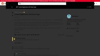 
                            5. Custom Registration with Steam login : Wordpress - Reddit