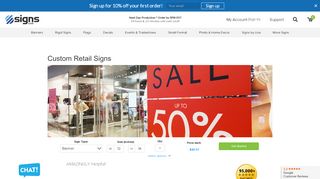 
                            12. Custom Retail Signs & Signage | Signs.com