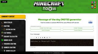 
                            7. Custom server MOTD - Minecraft Tools