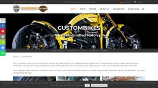 
                            4. Custombikes bei Thunderbike - über 800 Umbaubeispiele von H-D bis ...