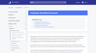 
                            13. Customer Account Creation - BigCommerce Support