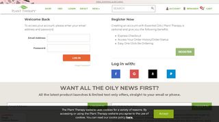 
                            11. Customer Account Login | Plant Therapy