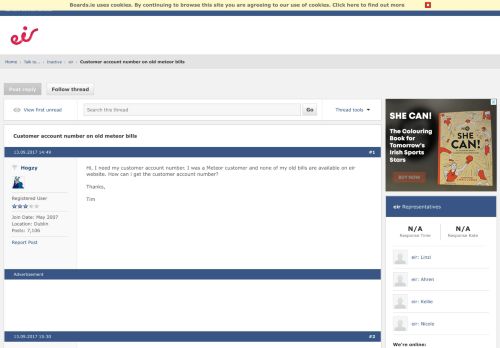 
                            8. Customer account number on old meteor bills - Boards.ie
