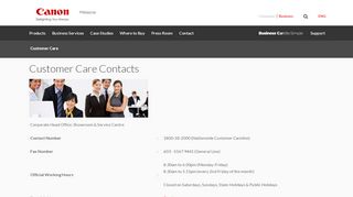 
                            13. Customer Care - Canon Malaysia