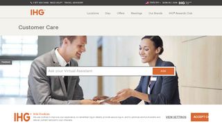 
                            5. Customer Care | IHG - IHG.com